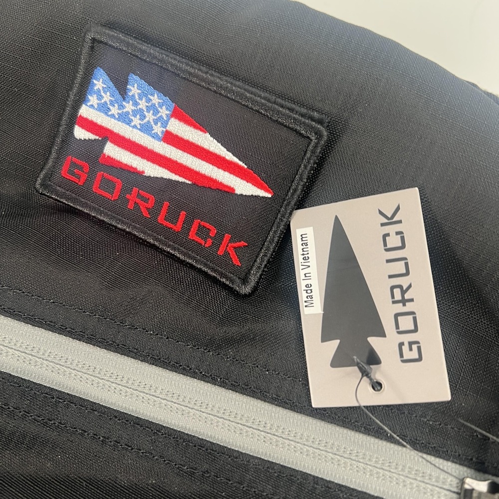 GORUCK Bullet Ruck 16L Black Speed Grey Backpack 19in Travel Bag Daypack Unisex - Picture 2 of 14